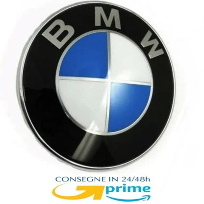 🇮🇹STEMMA COFANO COMPATIBILE PER BMW LOGO EMBLEMA FREGIO BADGE 74mm