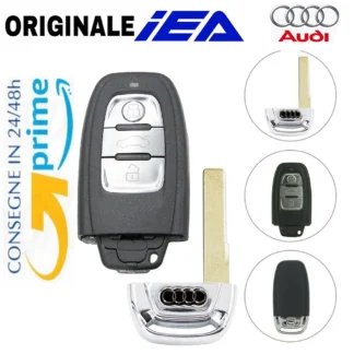 guscio di plastica audi originale IEA con sportellino batteria posteriore -  chiave telecomando