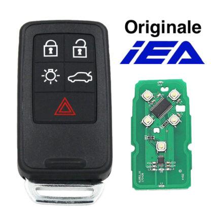 telecomando completo di chip 5 tasti keyless volvo originale iea