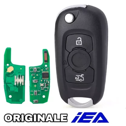 2 Pezzi x chiave completa con telecomando completo di chip per Opel originale IEA for Astra 2017